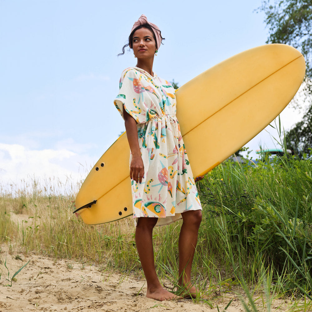 Badeponcho-Kleid-Erwachsene